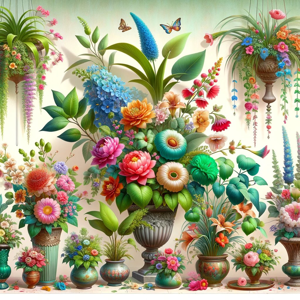 Fleurs et plantes artificielles
