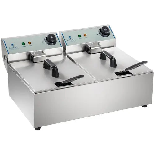 Location - Friteuse électrique - 2 x 10 litres - Minuterie