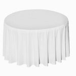 Location - Nappe Table ronde unie 280cm - blanche