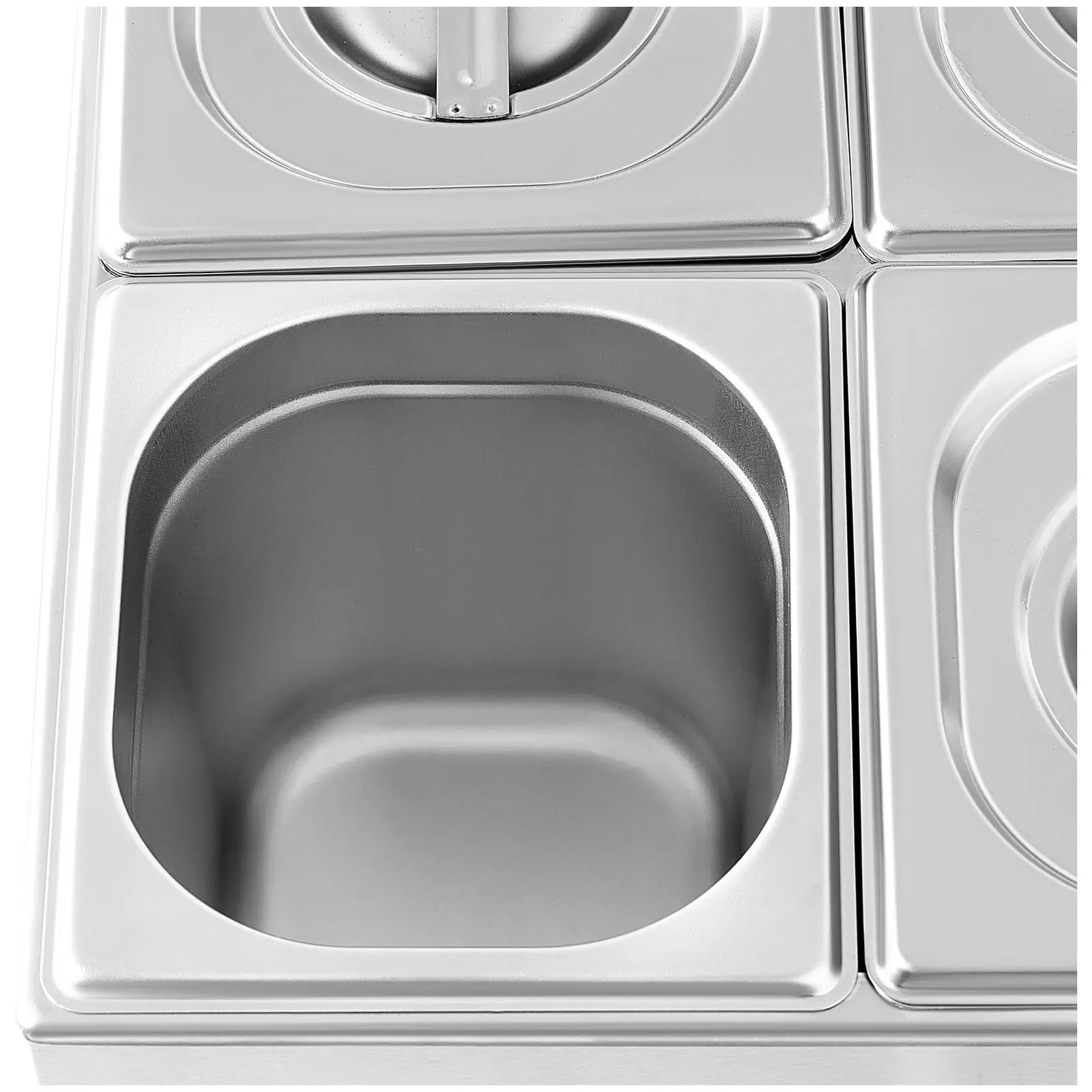 Location - Bain-marie professionnel - 640 W - 6 x Bacs GN 1/6