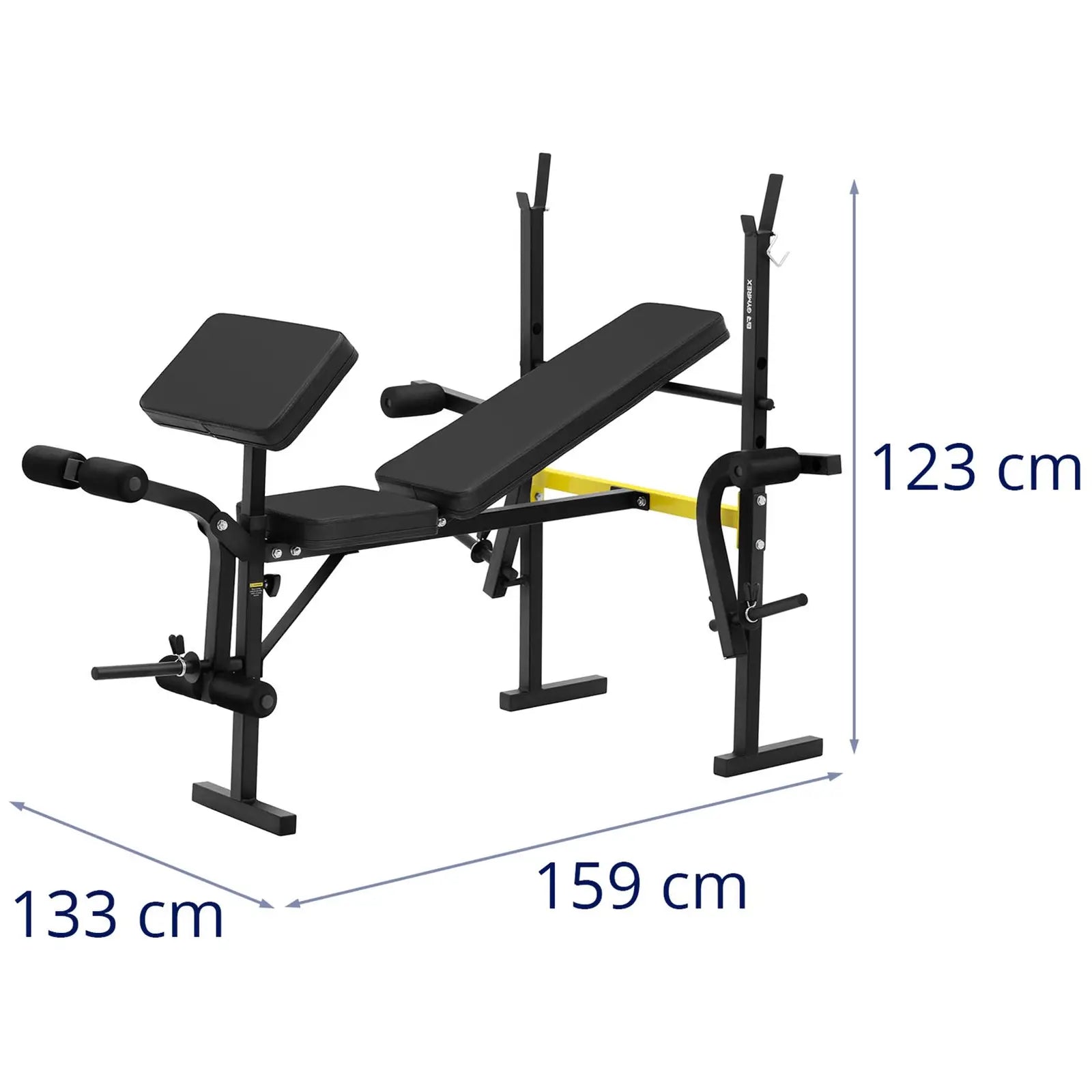 Location - Banc de musculation multifonctionnel - capacité de charge jusqu'à 100 kg