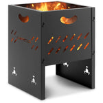 Location - Brasero extérieur - Cube - 30 x 30 x 40 cm