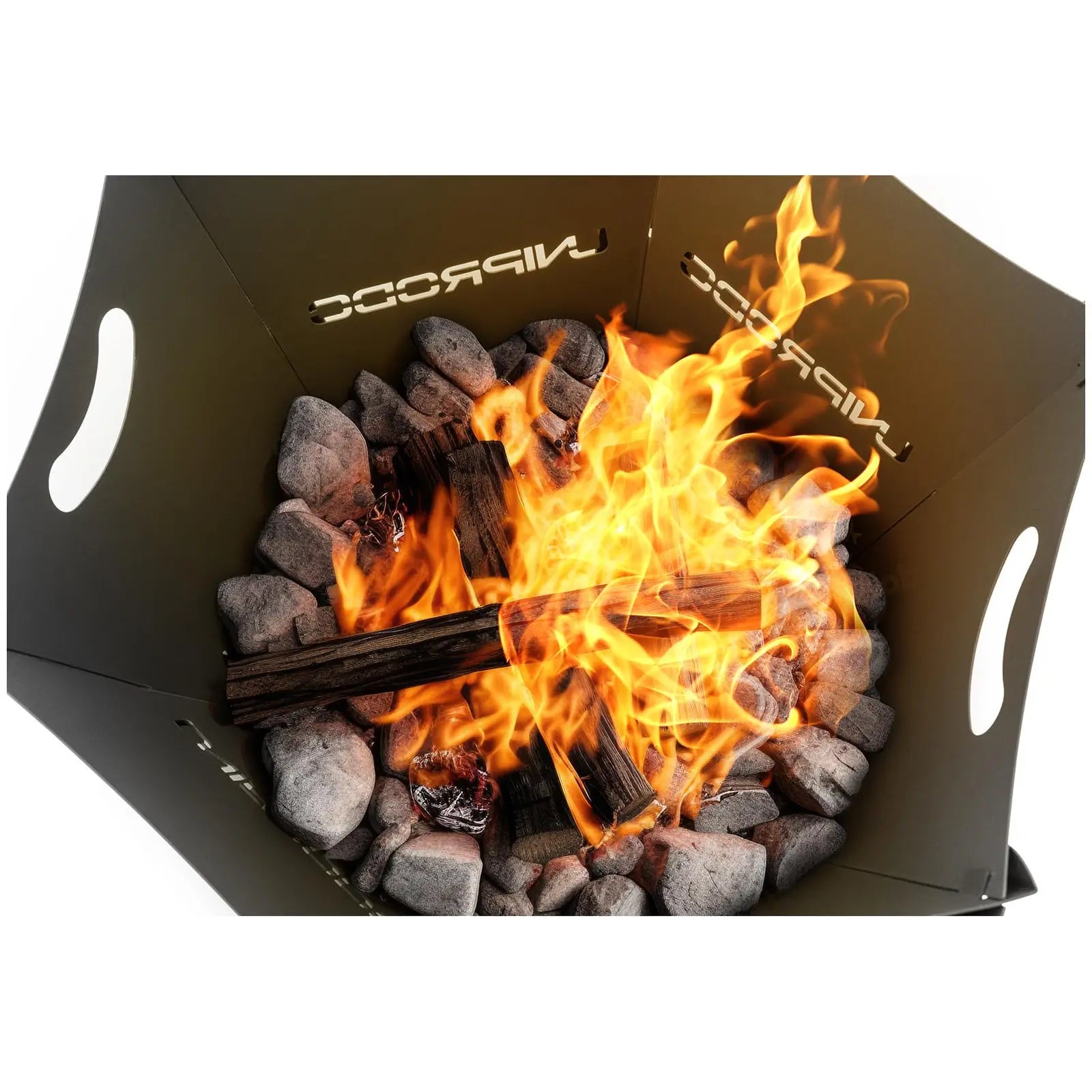 Location - Brasero extérieur - avec grille - 58 x 54 x 27.5 cm