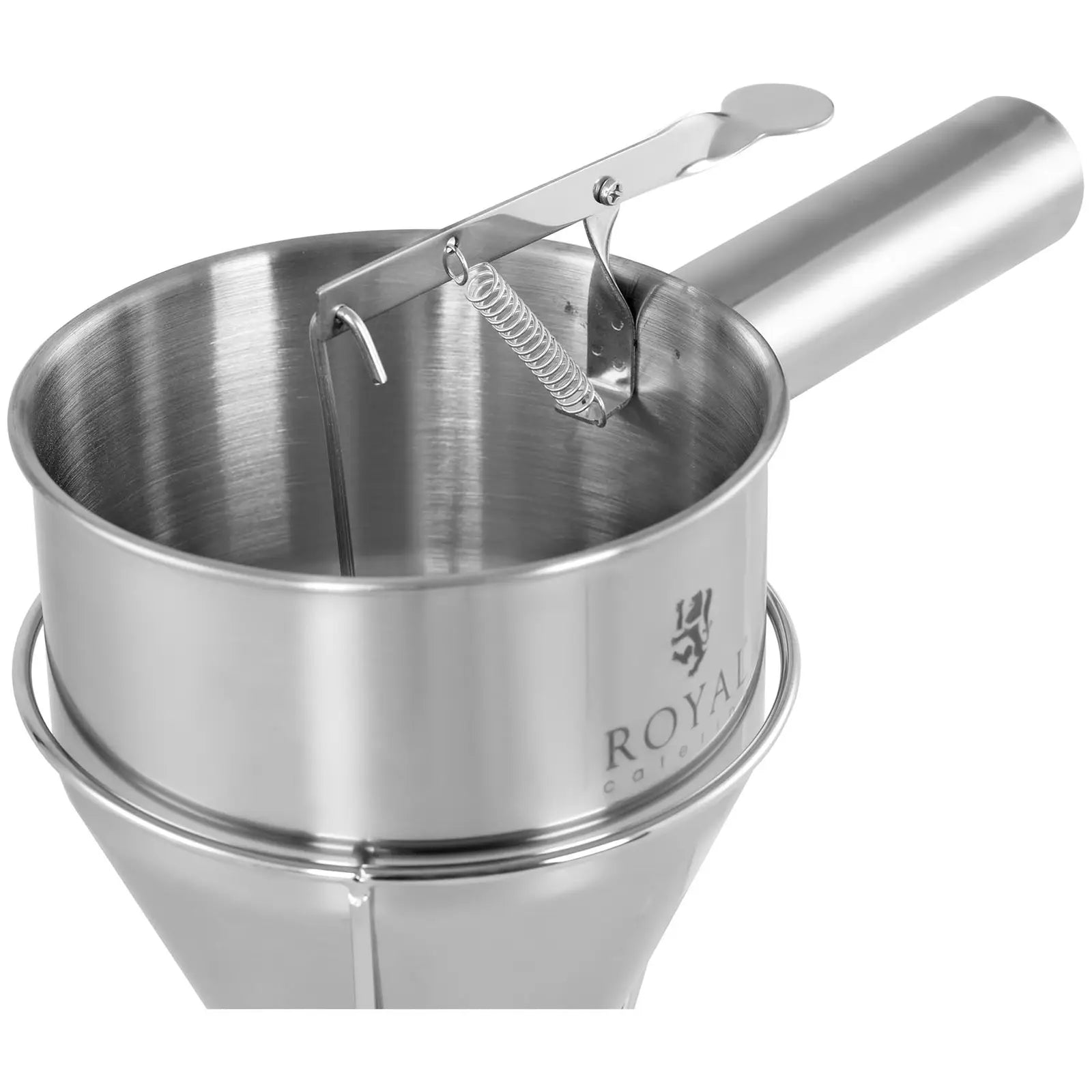 Location - Entonnoir à piston - 1,2L - Acier - Buse : 8 mm