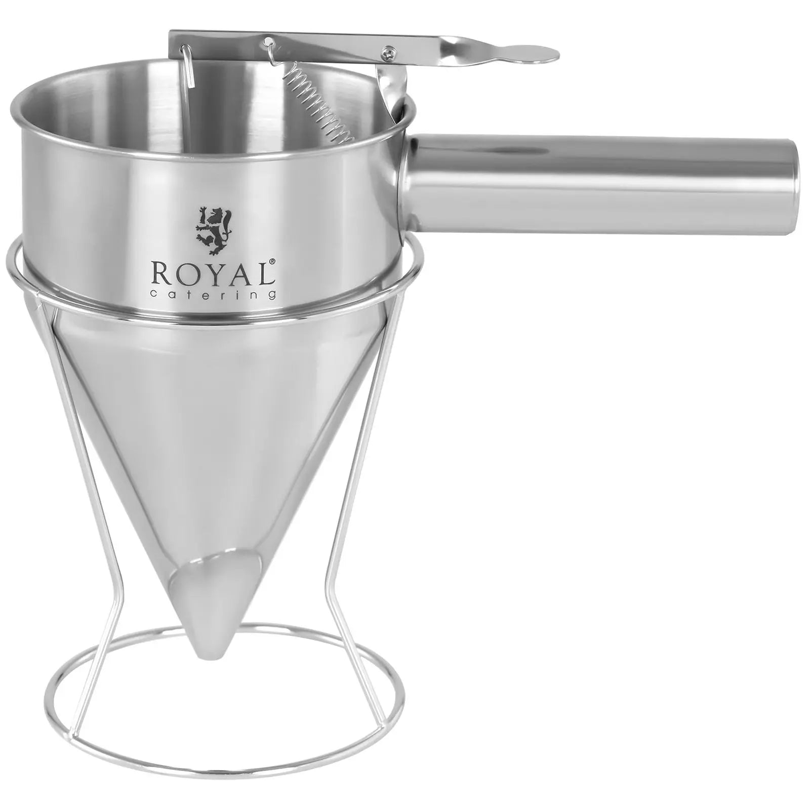 Location - Entonnoir à piston - 1,2L - Acier - Buse : 8 mm