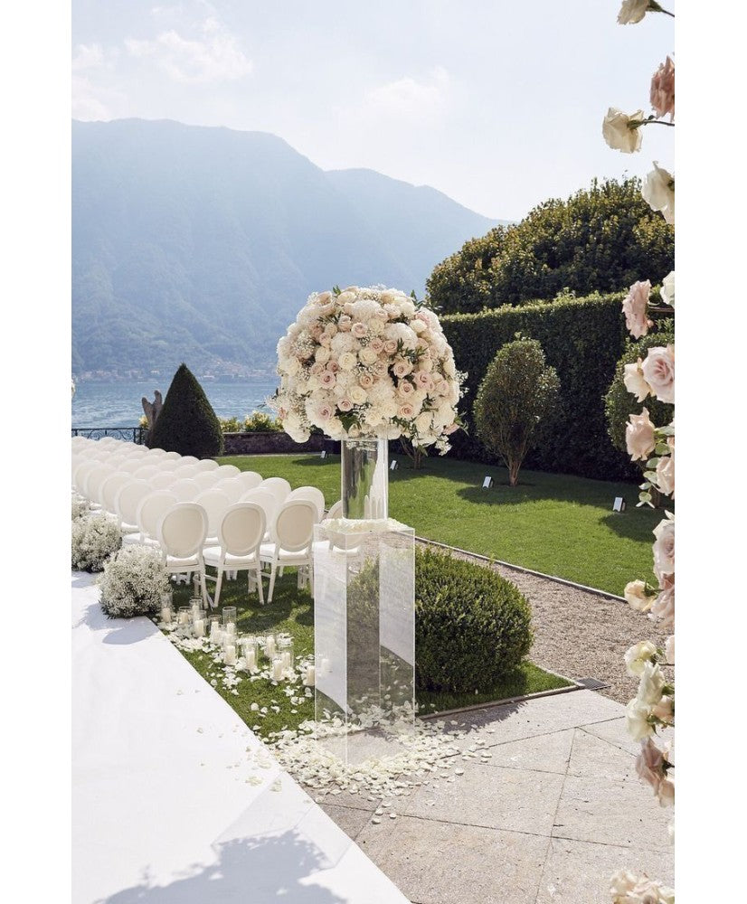 Location - Lot de 3 Colonnes plexi transparentes