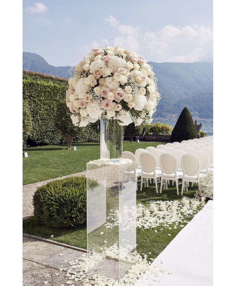 Location - Lot de 3 Colonnes plexi transparentes