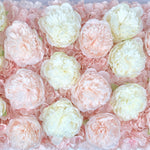 Location - Mur de Fleurs 3D hortensia piquée de pivoines 180cm x 160cm