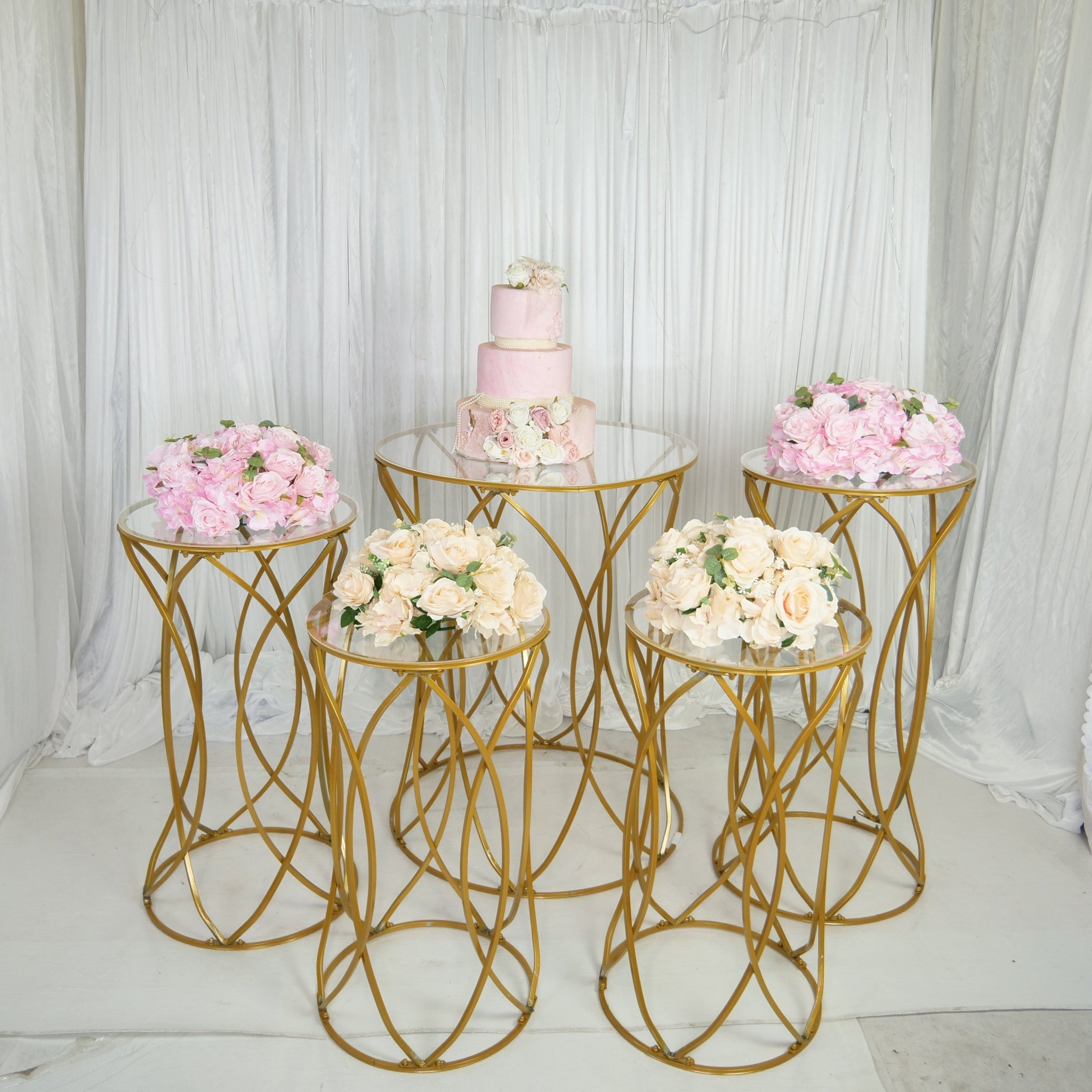 Location - Table à gâteau Somptueuse Sélène - 70cm