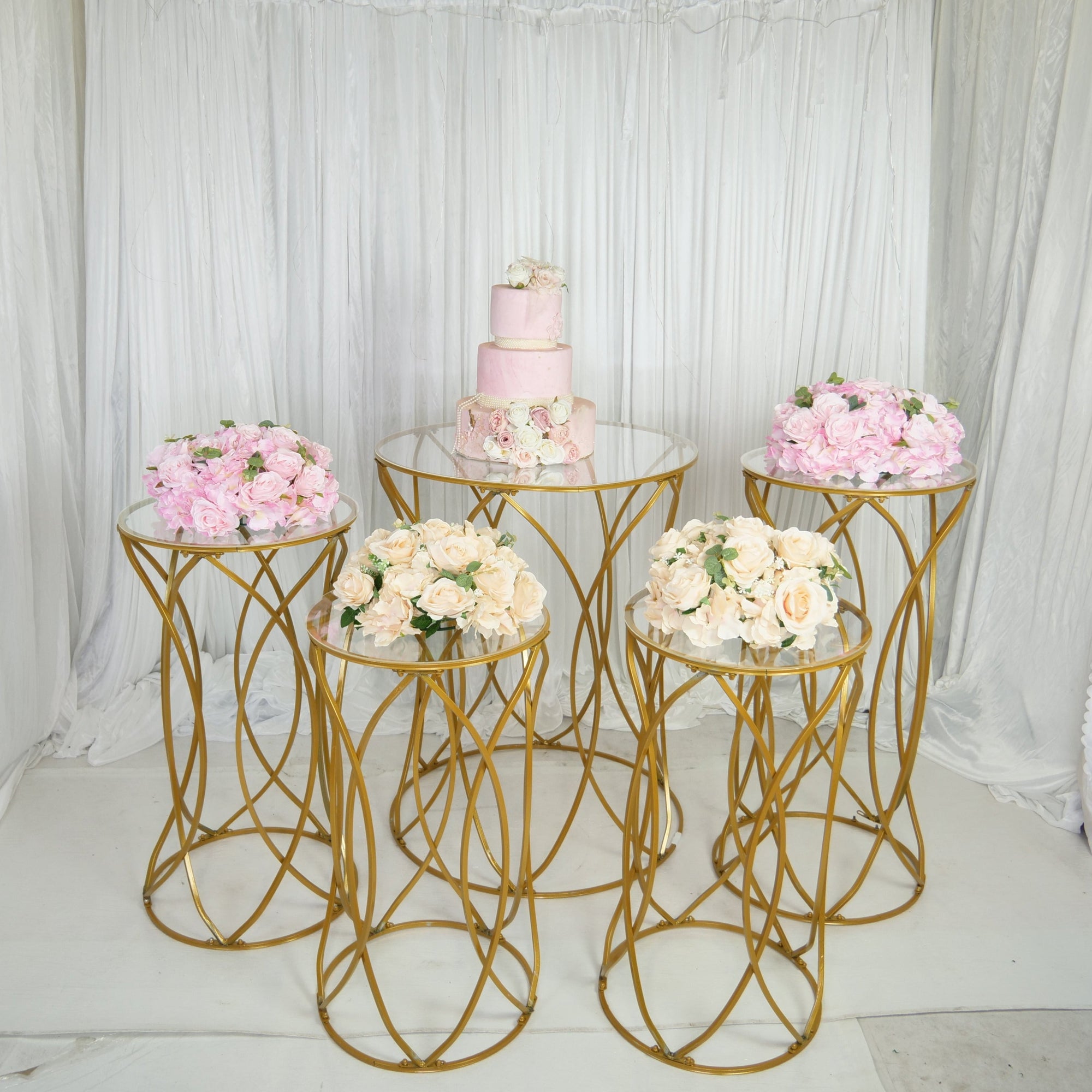 Location - Table à gâteau somptueuse Minerva Miniature - 40cm