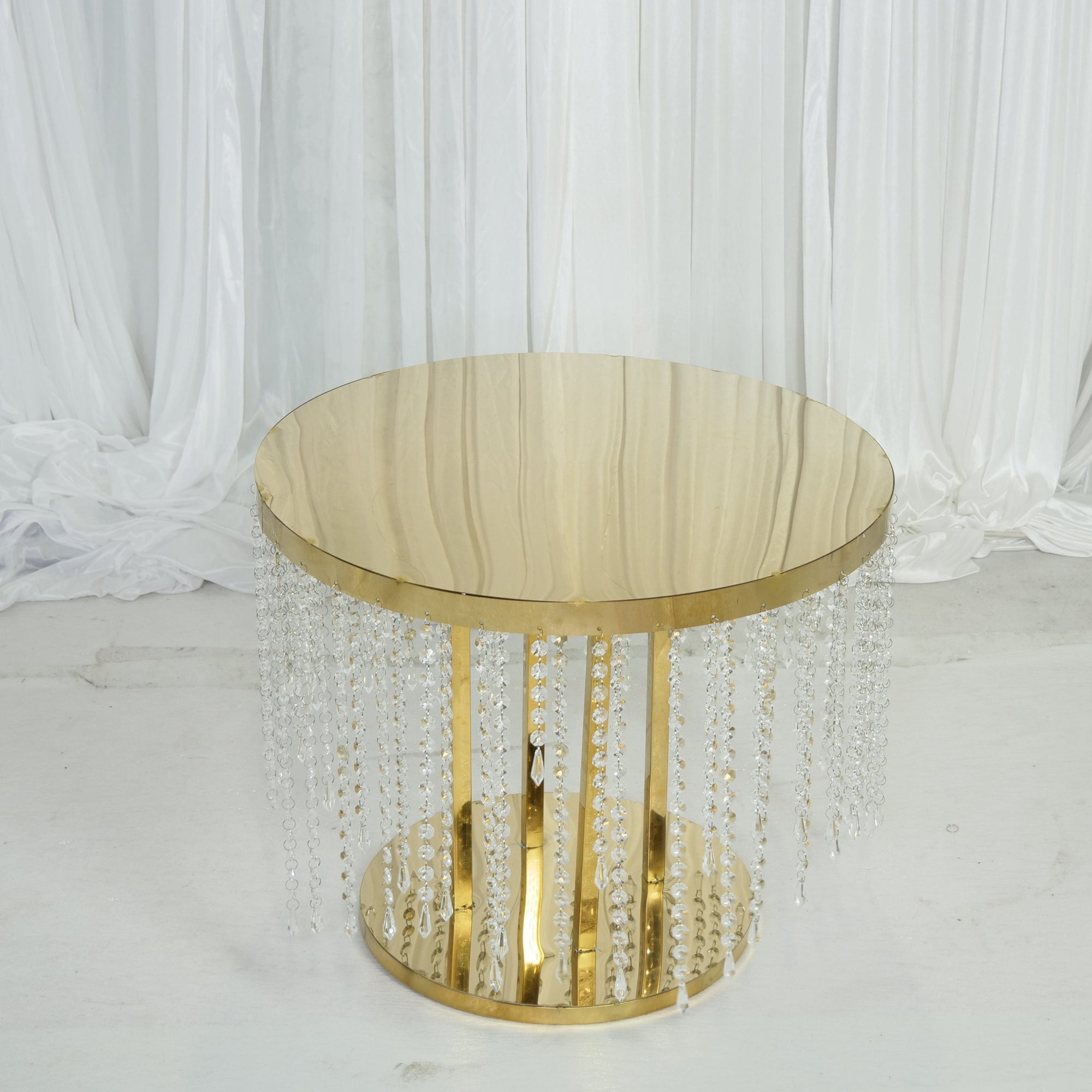 Location - Table à gâteau Dorée Dionysos - 60cm