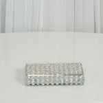 Location - grande boite à fiançailles/bagues argentée