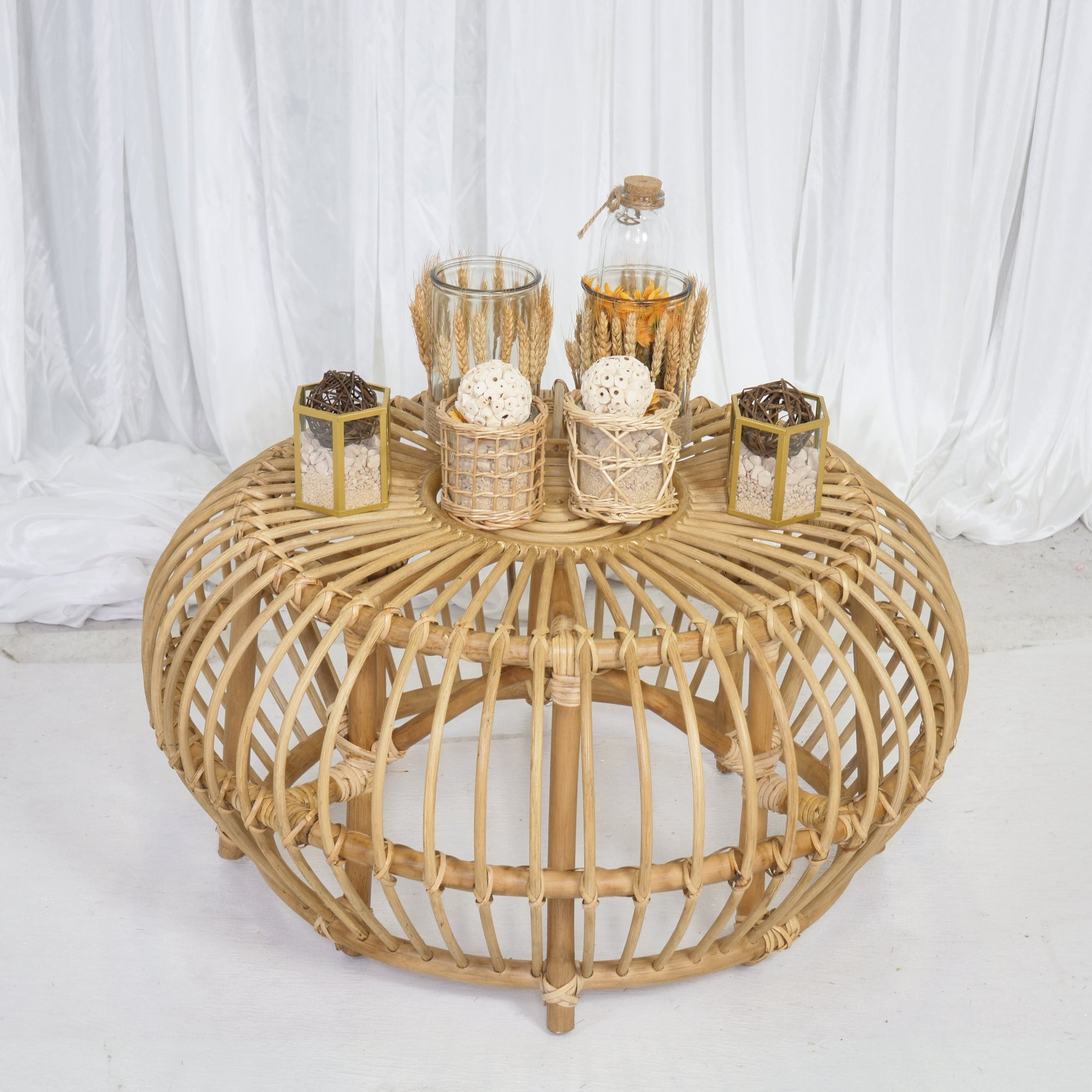 Location - Table basse Rotin Rhapsodie