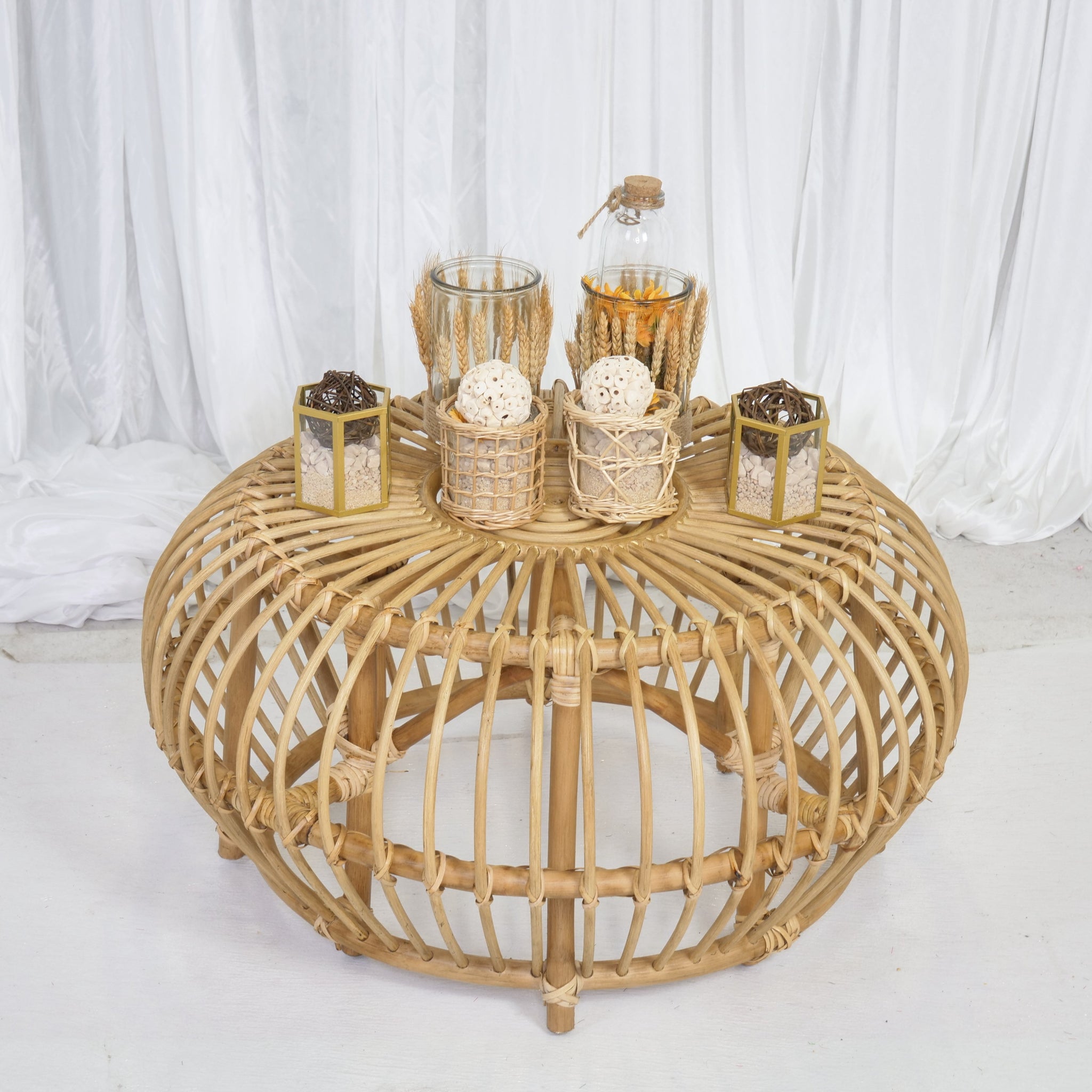 Location - Table basse Rotin Rhapsodie