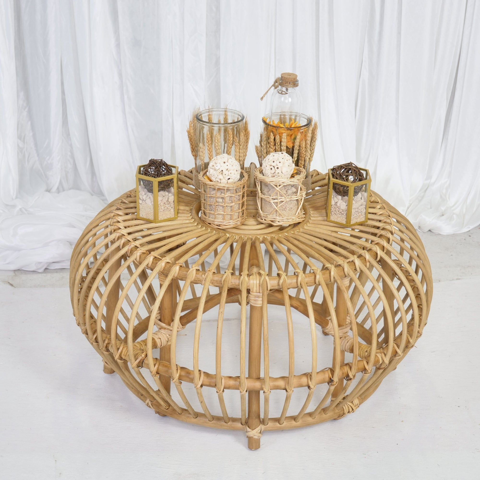 Location - Table basse Rotin Rhapsodie