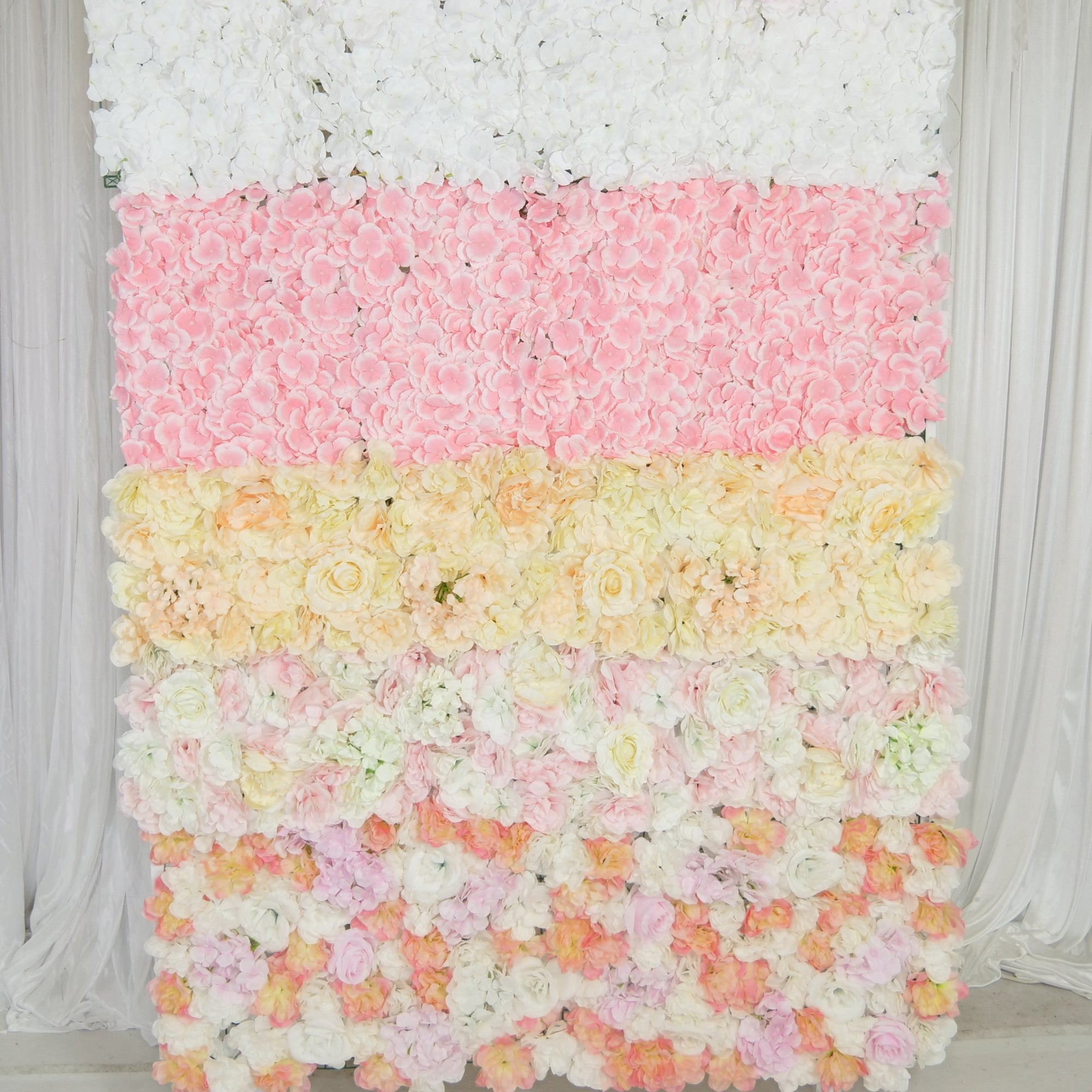 Location - Mur de Fleurs blanc 180x160cm