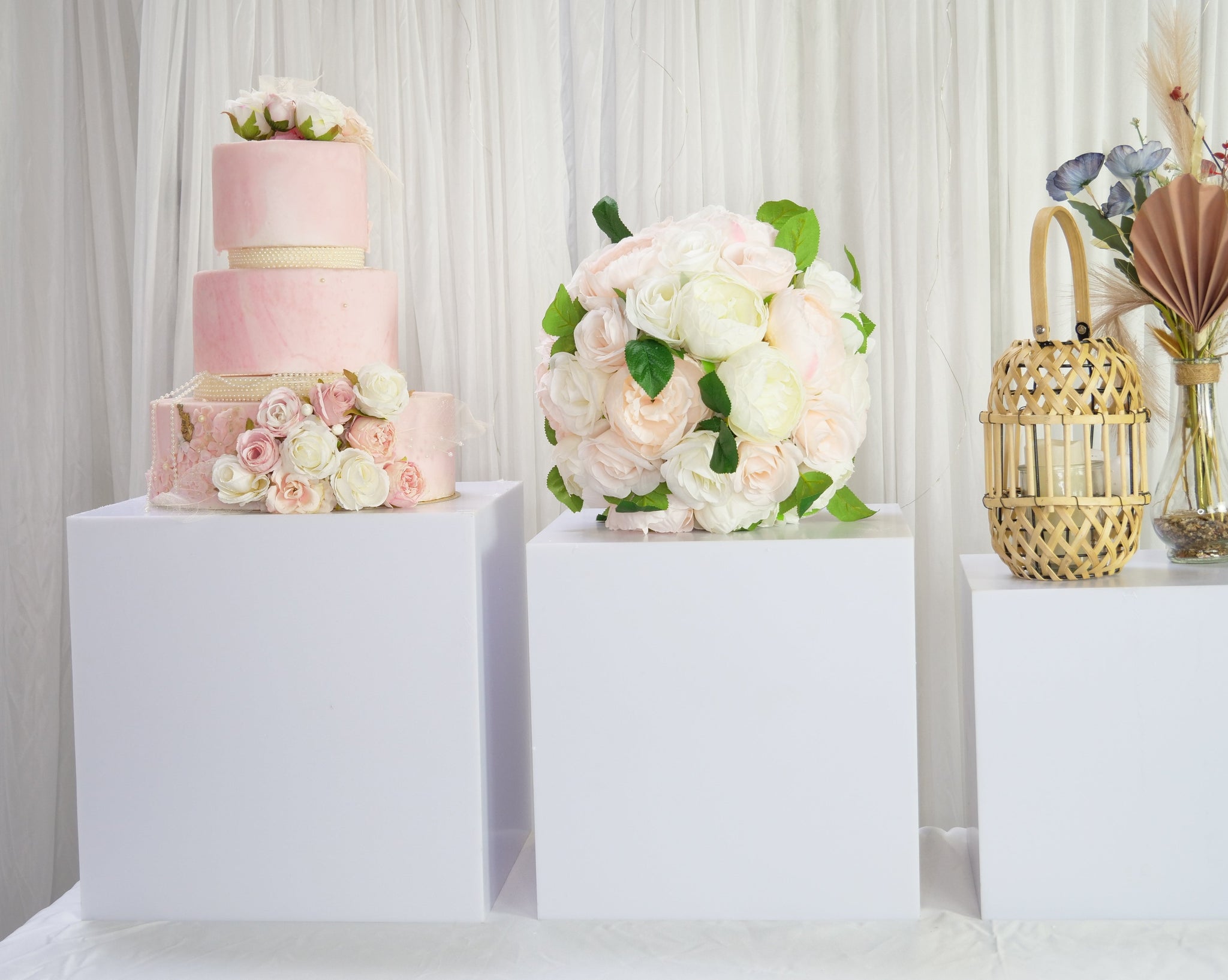 Location - Support pour buffet premium blanc - lot de 5