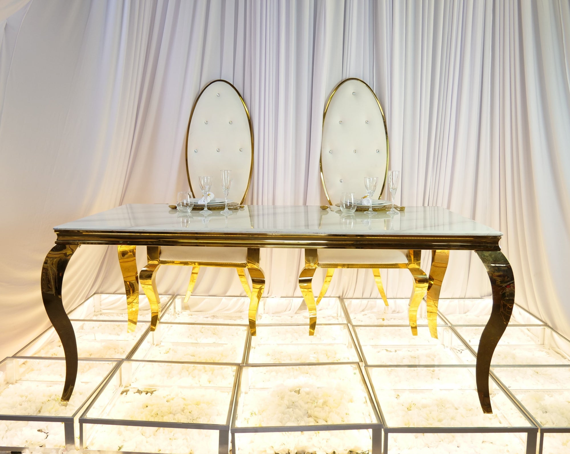 Location - Table d'honneur marbre sublime