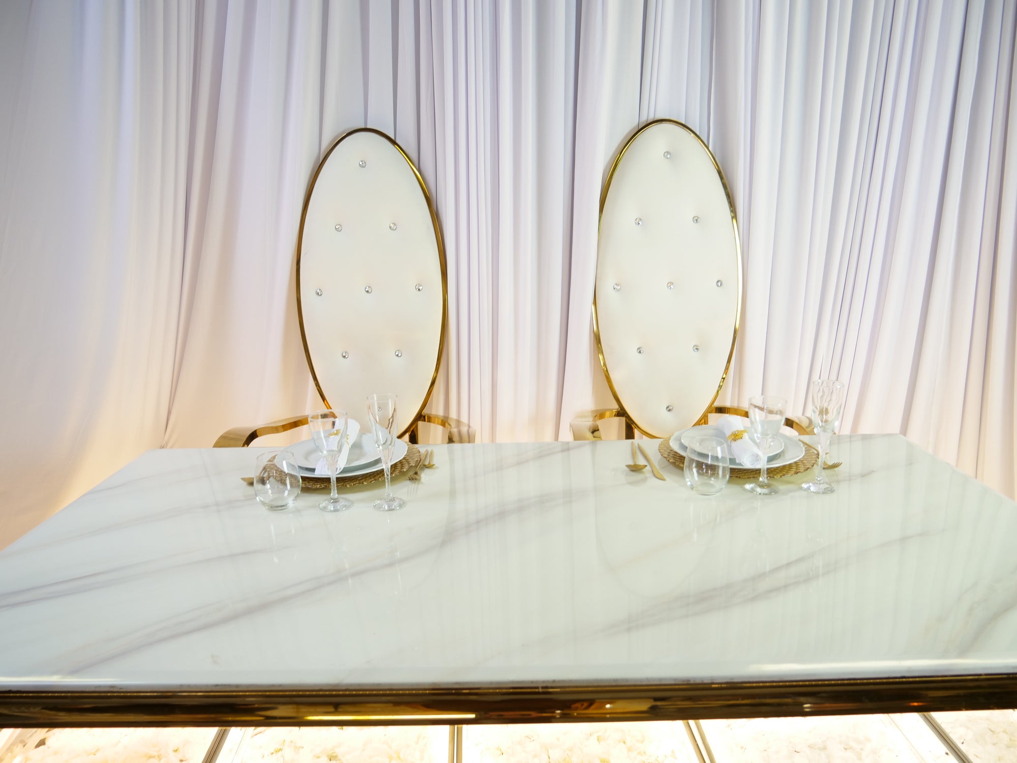 Location - Table d'honneur marbre sublime