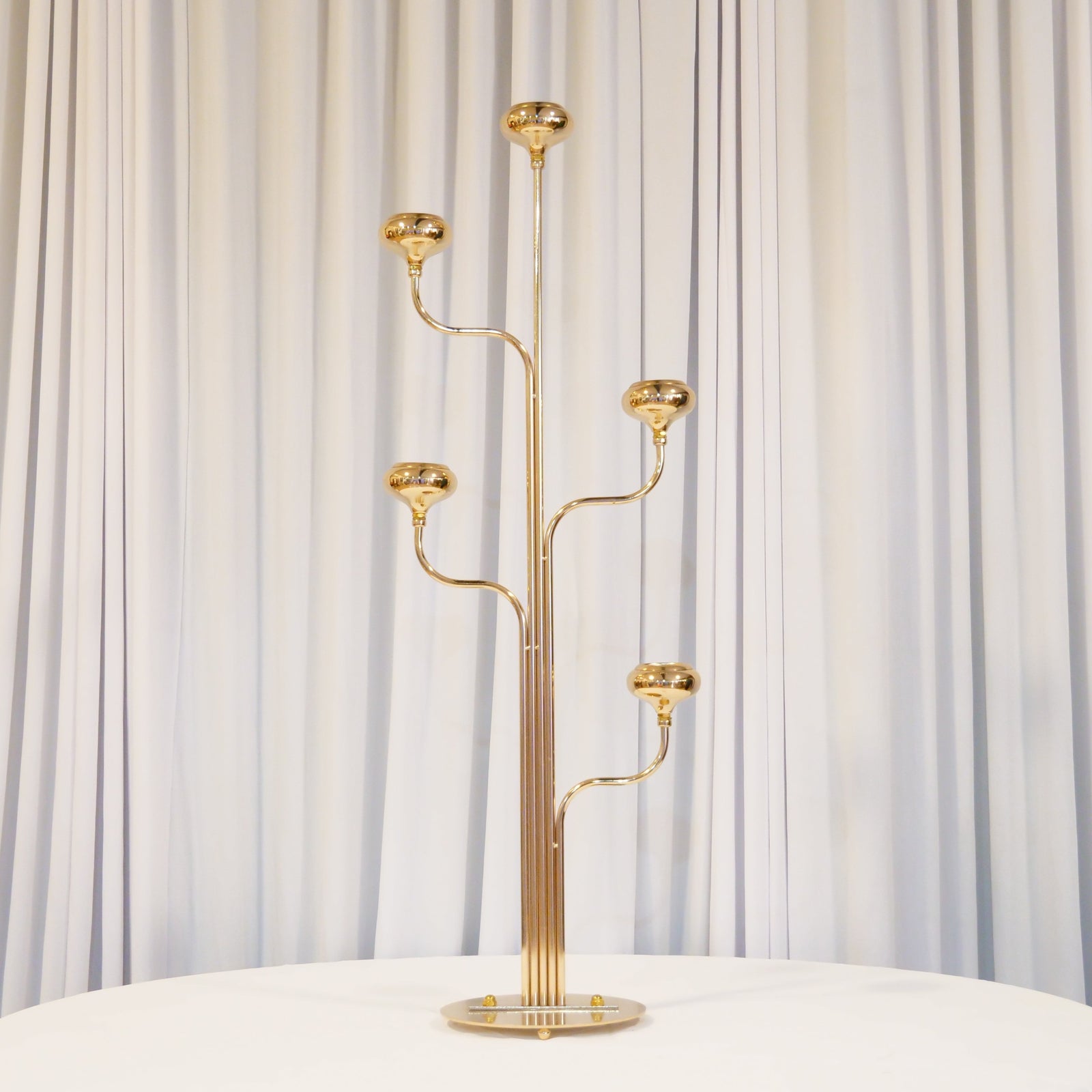 Location - Centre de table chandelier doré 100cm - 5 branches