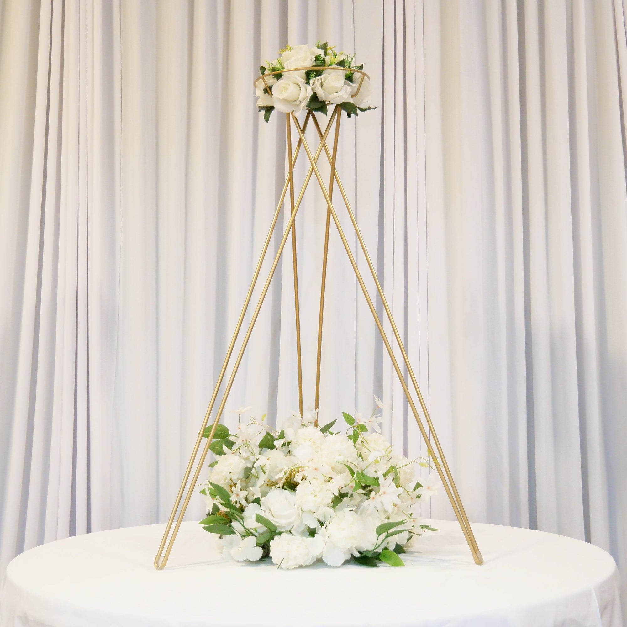 Location - Colonne Centre de table support fleurs 90cm