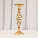 Location - Centre de table de mariage doré Colonne à Fleur 59cm