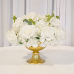 Location - Demi boule de fleurs Artificielles blanche 40cm
