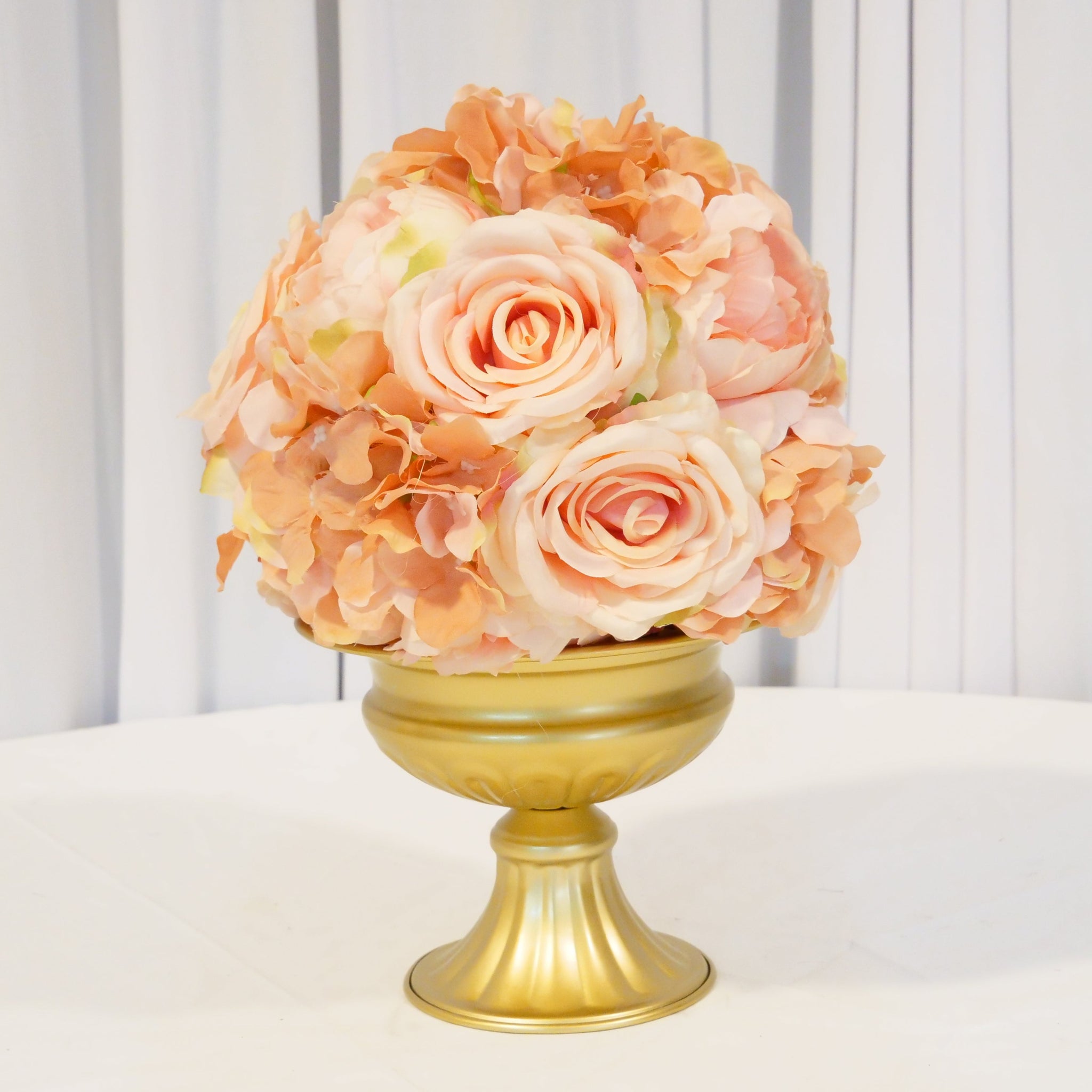 Location - Boule de fleurs Artificielles rose 25cm