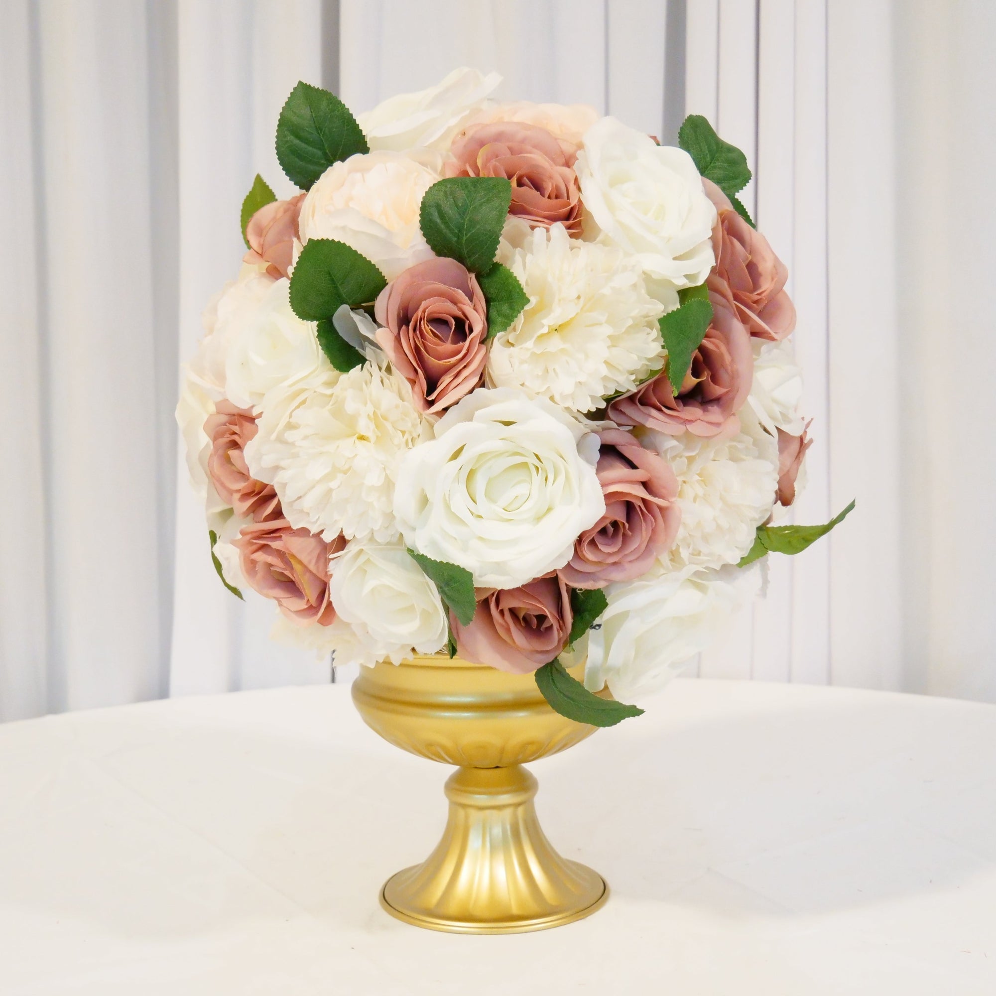 Location - Boule de fleurs Artificielles MIX/NUDE 40cm