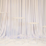 Location - Lot de 4 sellettes hexagonales en Métal de couleur blanc Premium