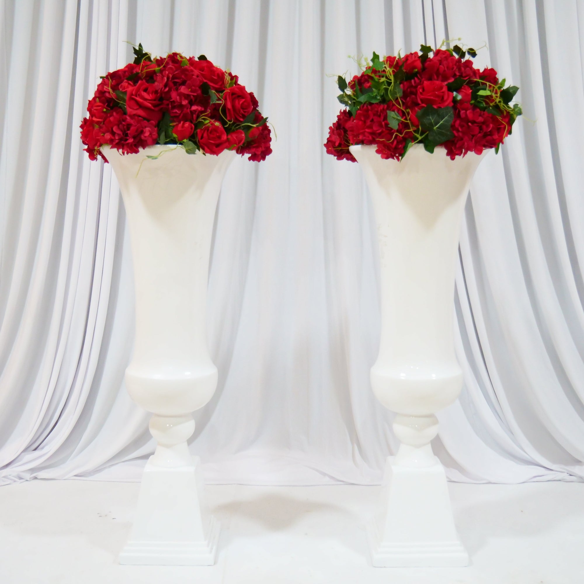 Location - Allée centrale décorée - Vase Luxe