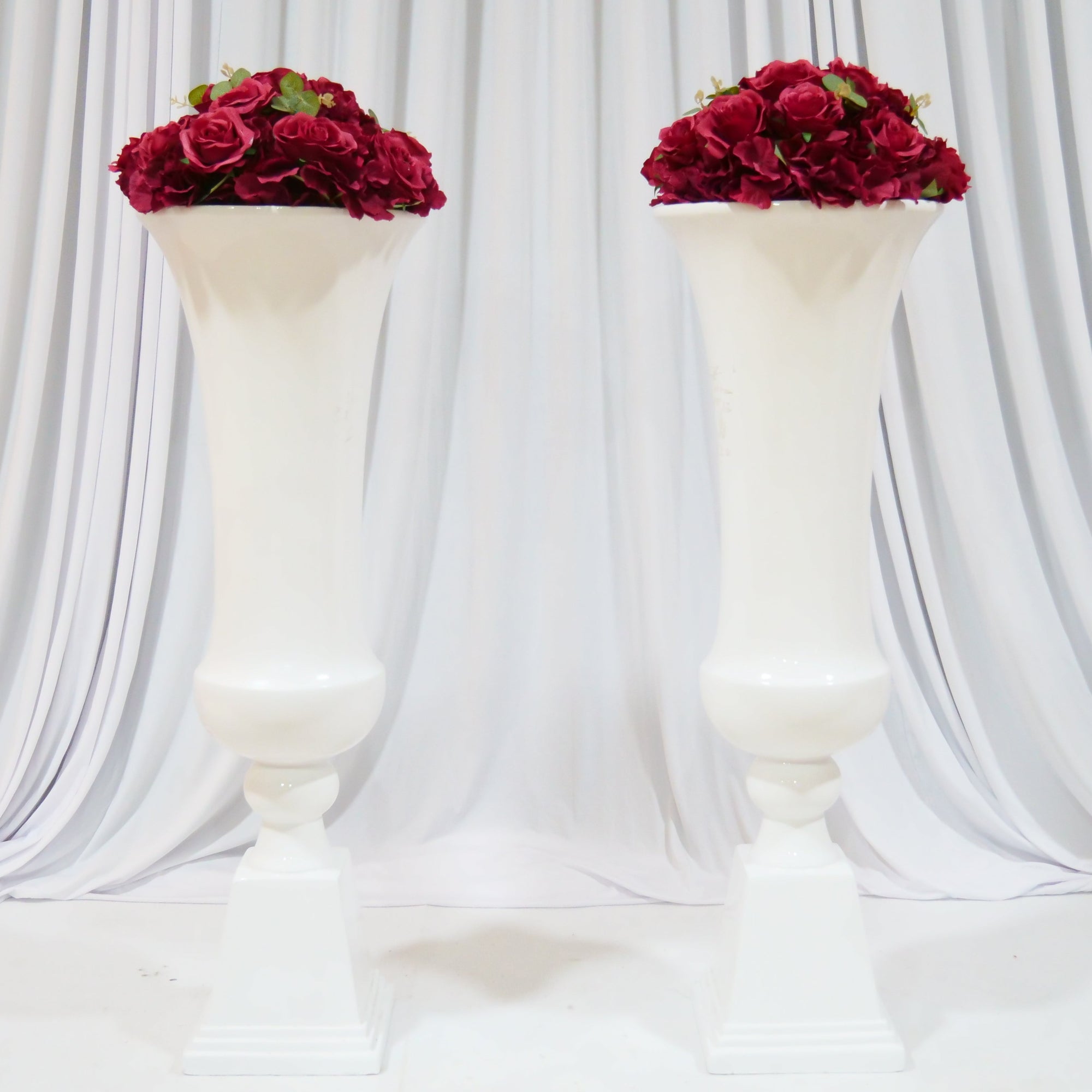 Location - Allée centrale décorée - Vase Luxe