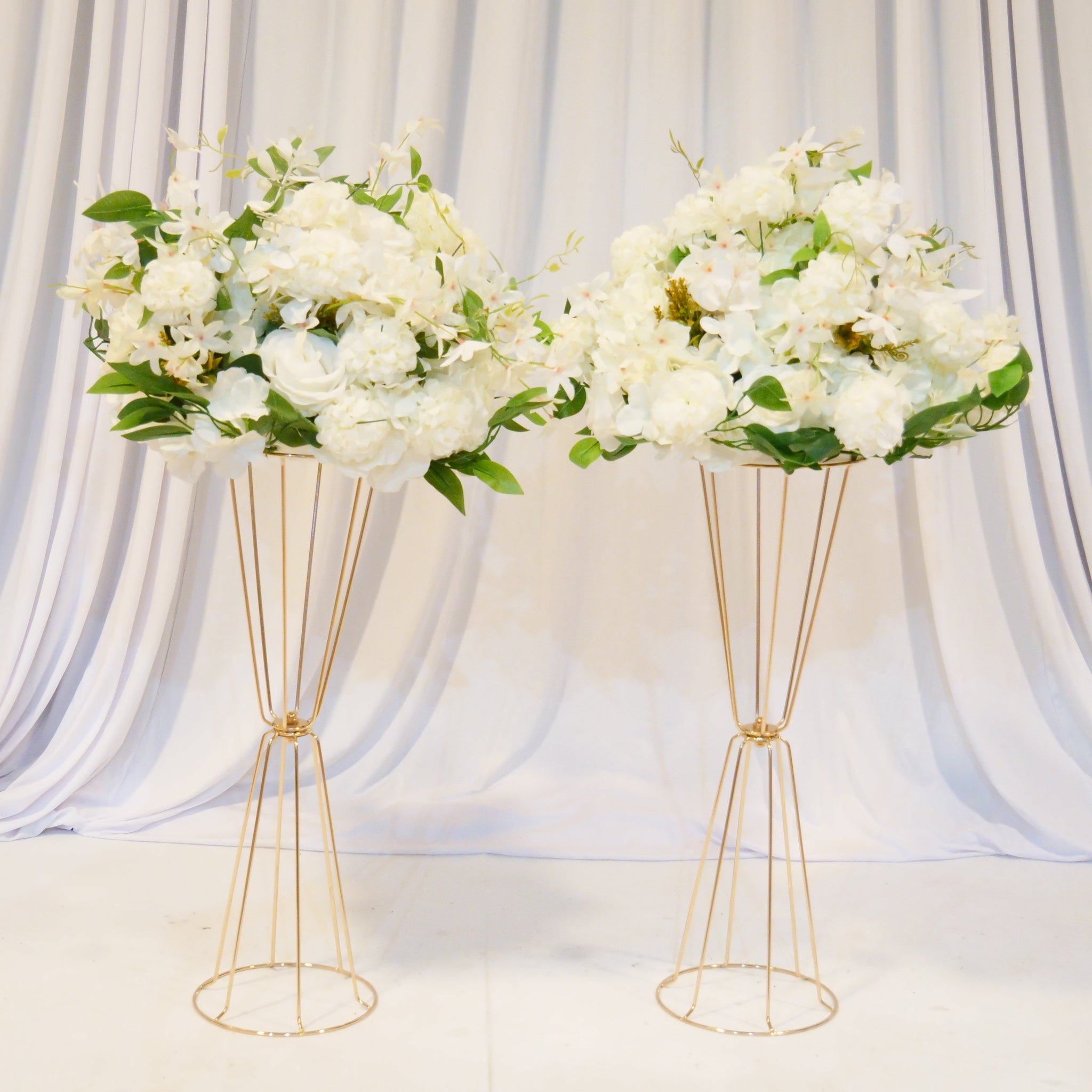 Location - Allée centrale décorée - Trompette 60