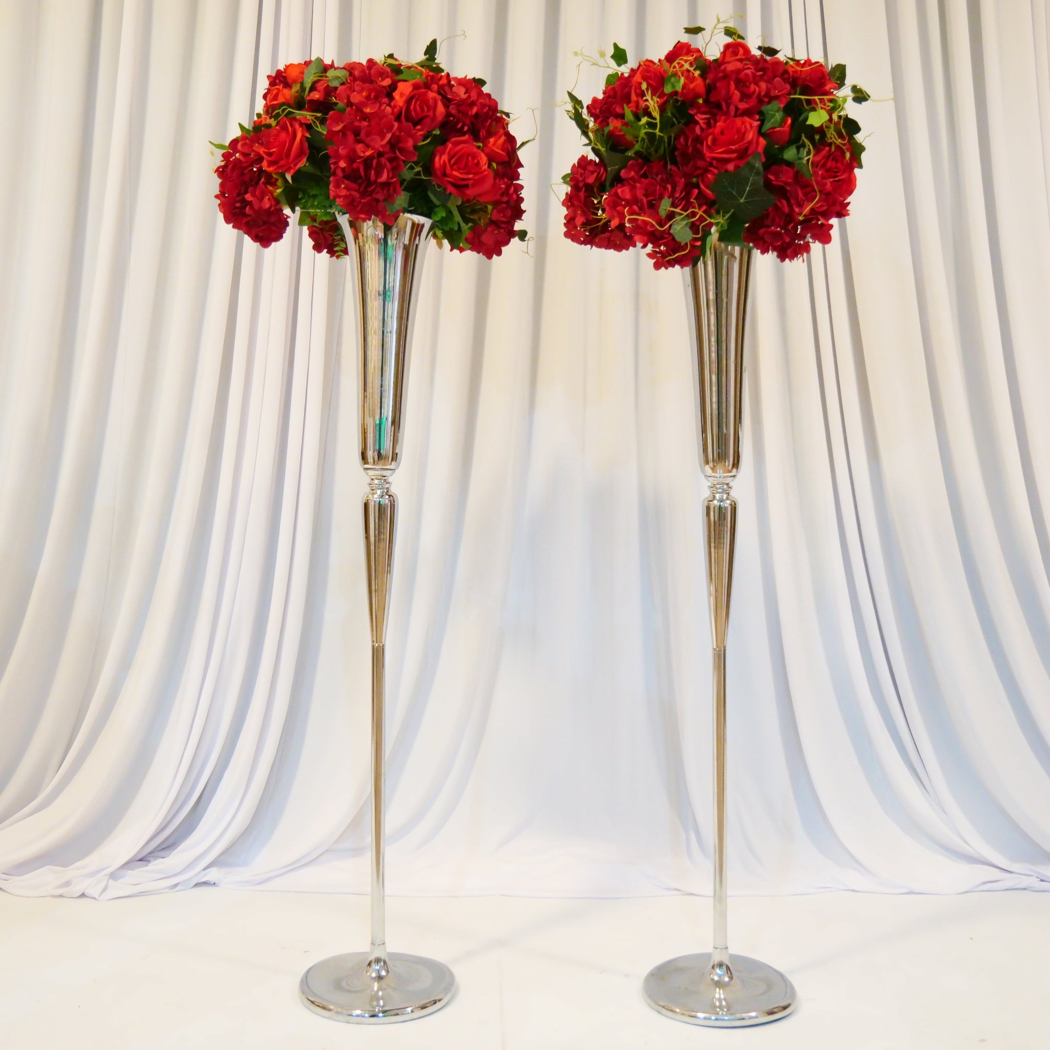 Location - Allée centrale décorée - Imagine argenté