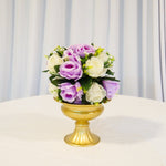 Location - Pleine boule de fleurs Artificielles blanc et violet Lila
