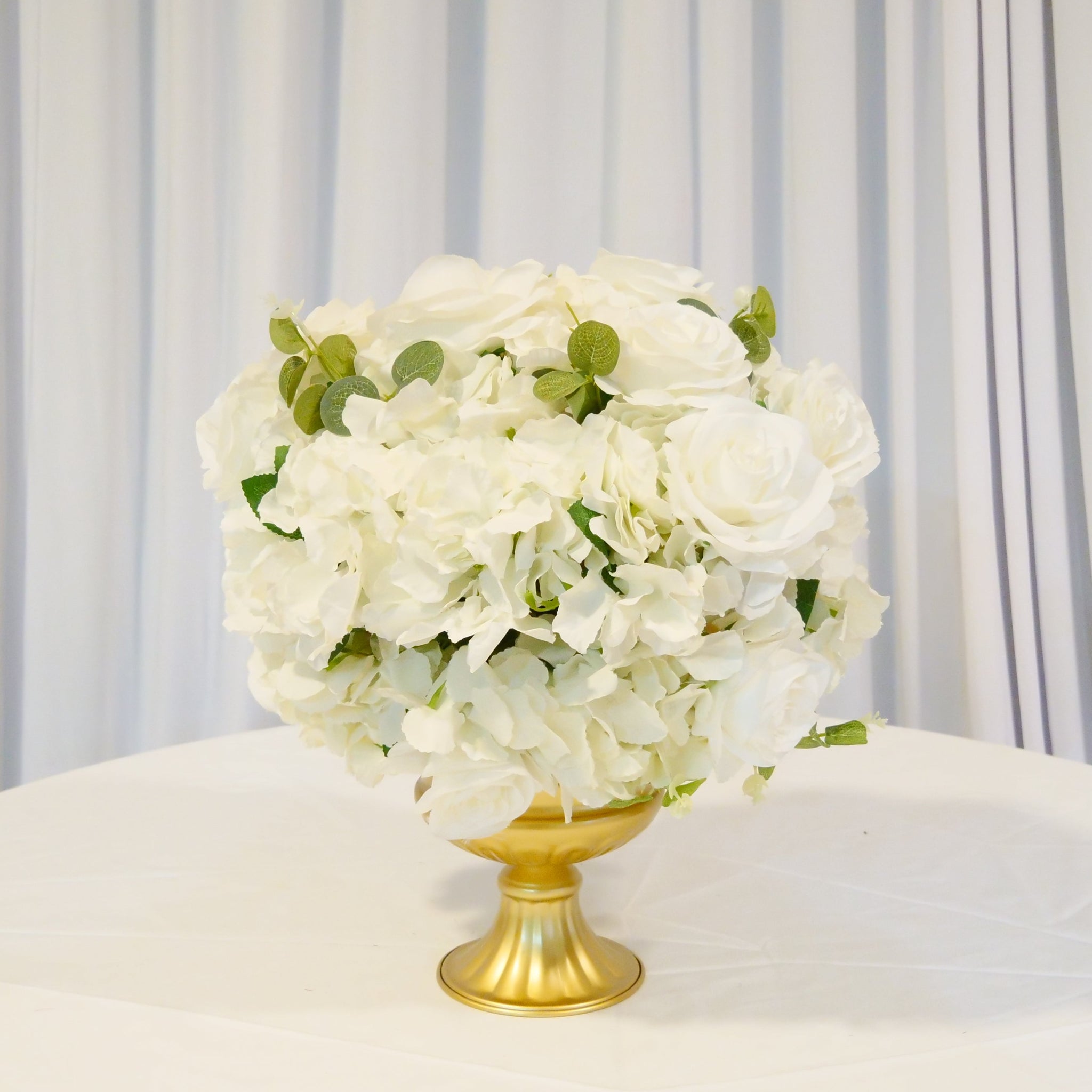 Location - Pleine boule de fleurs Artificielles Blanc 40cm