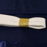 Location - Rond de serviette strass Or