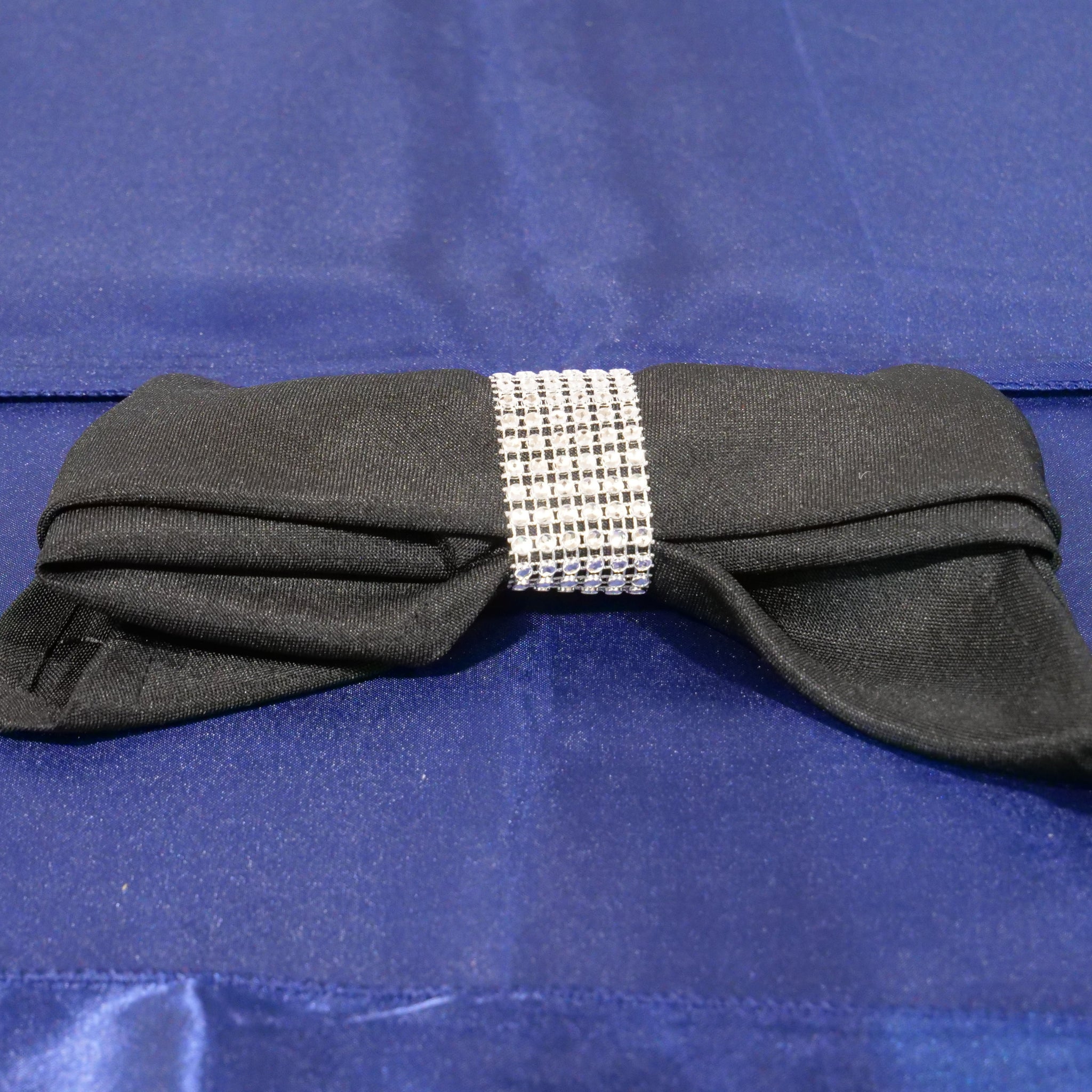 Location - Serviette polyester 50x50cm - Noire