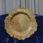 Location - Grand plat rond porte assiette doré premium