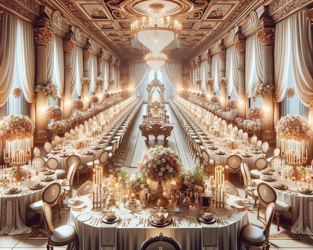 Location - Pack Nuptial Complet pour 150 Convives - Éclat et Excellence