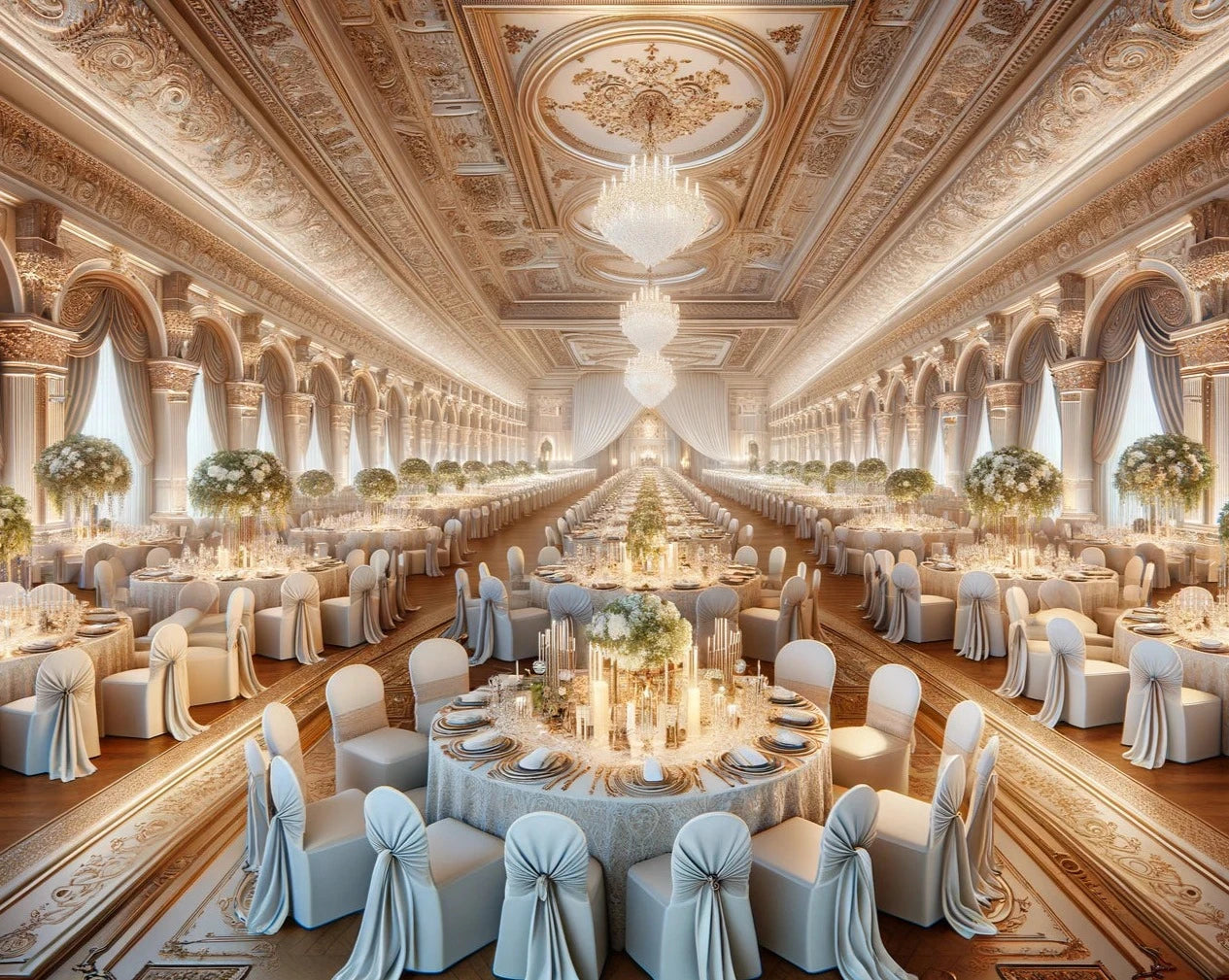 Location - Pack Nuptial Complet pour 250 Convives - Splendeur Inégalée