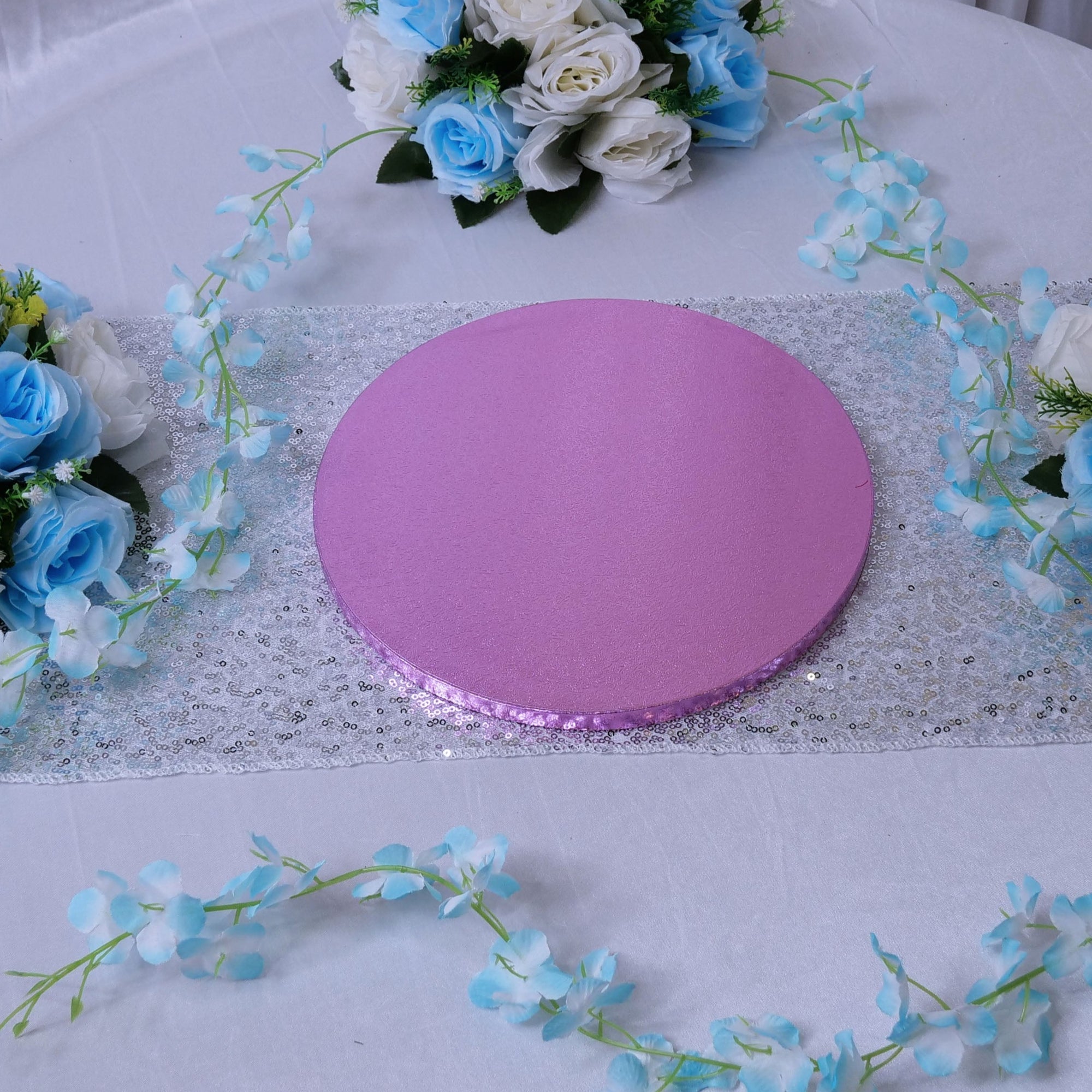 Location - Plateau présentoir à gâteaux rond rose