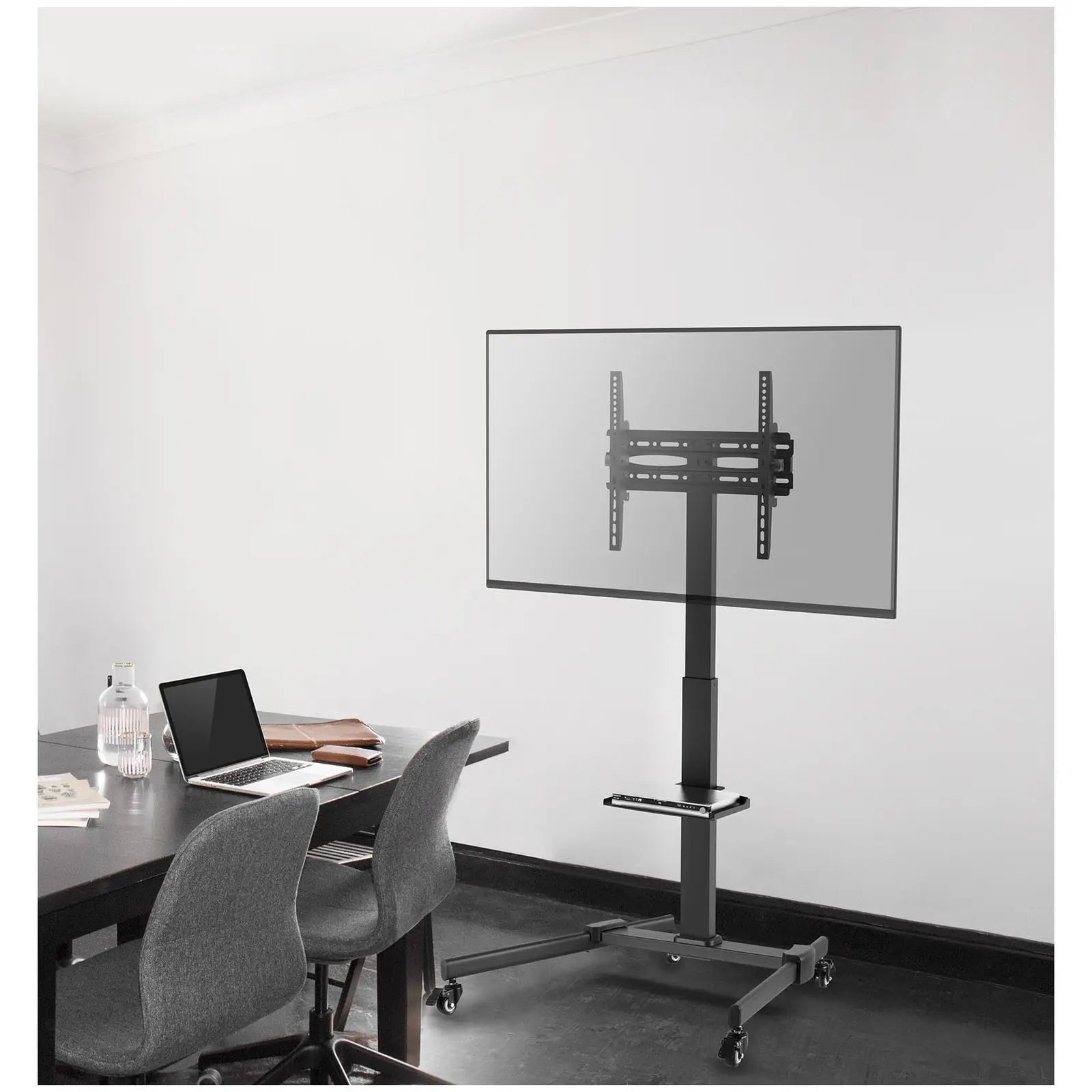 Location - Support TV sur pied - Inclinable et pivotant - Réglable en hauteur - 35 kg