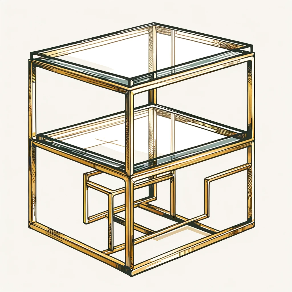 Location - Table Basse Geomy Géode Duo