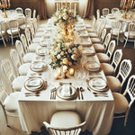 Location - Table garnie rectangulaire - formule à créer