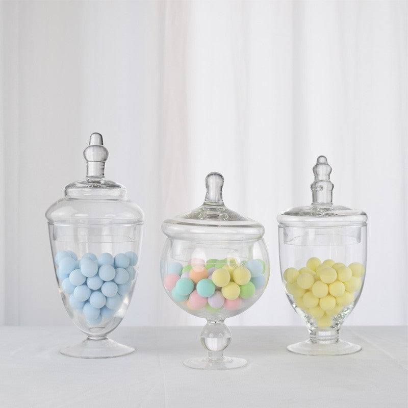 Location - Bonbonnière avec coupelle - Lot de 3