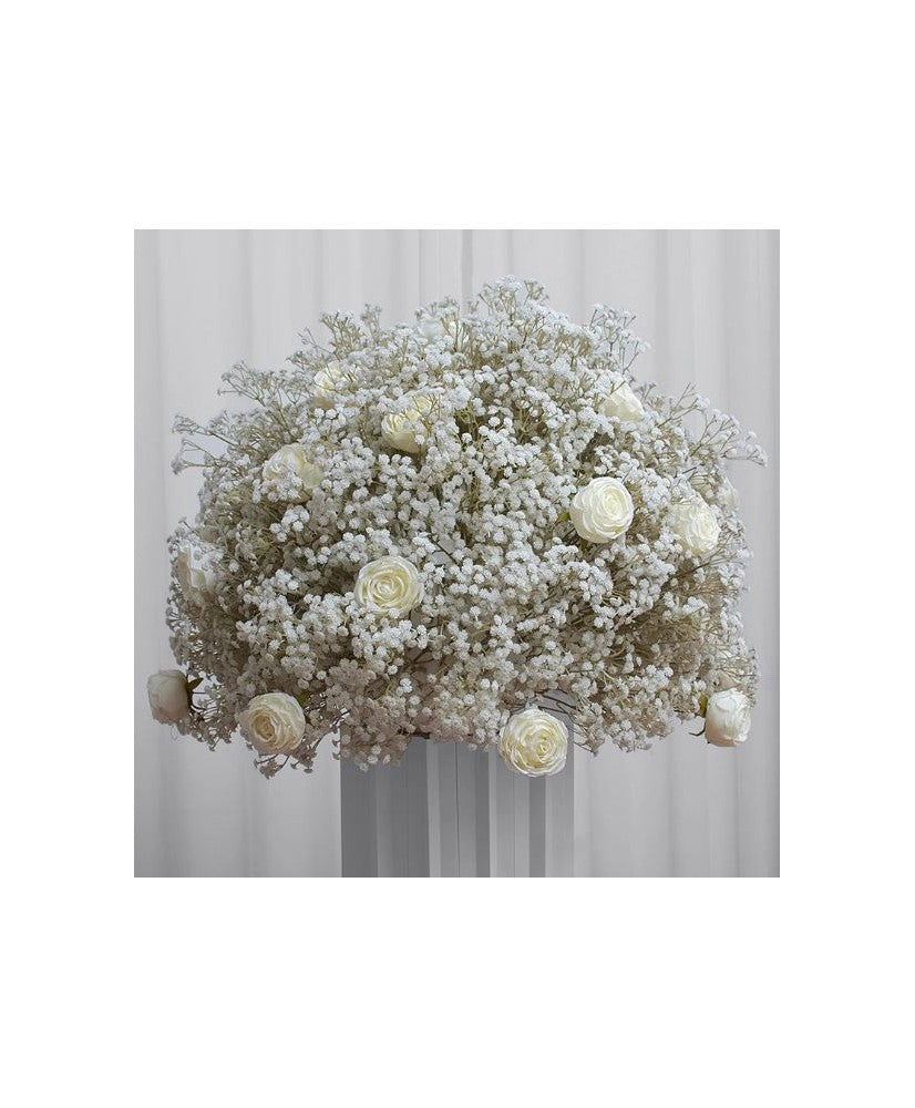 Location - Boule de fleurs Gypsophile 60 cm