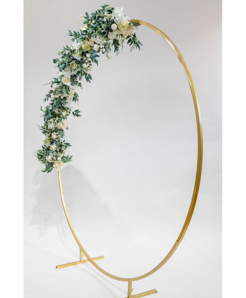 Location - Chemin de fleurs artificiel BERRY Blanc 2 M