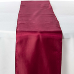 Location - Chemin de table - Satin - Bordeaux