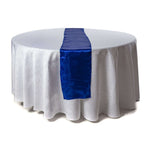 Location - Chemin de table - Satin - bleu nuit